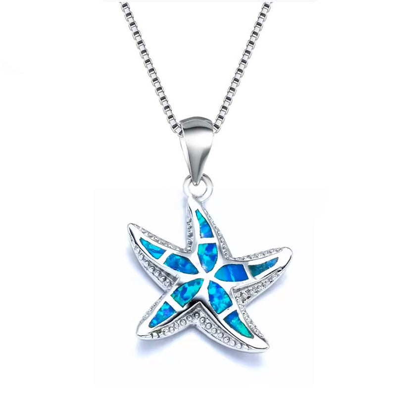 Kleiner Seestern Anhänger (Opal)