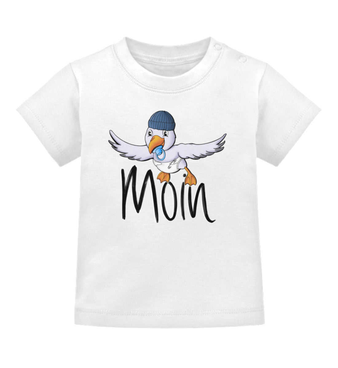 Moin Baby Möwe | Baby Strampler - wattundwurm.de – Watt & Wurm