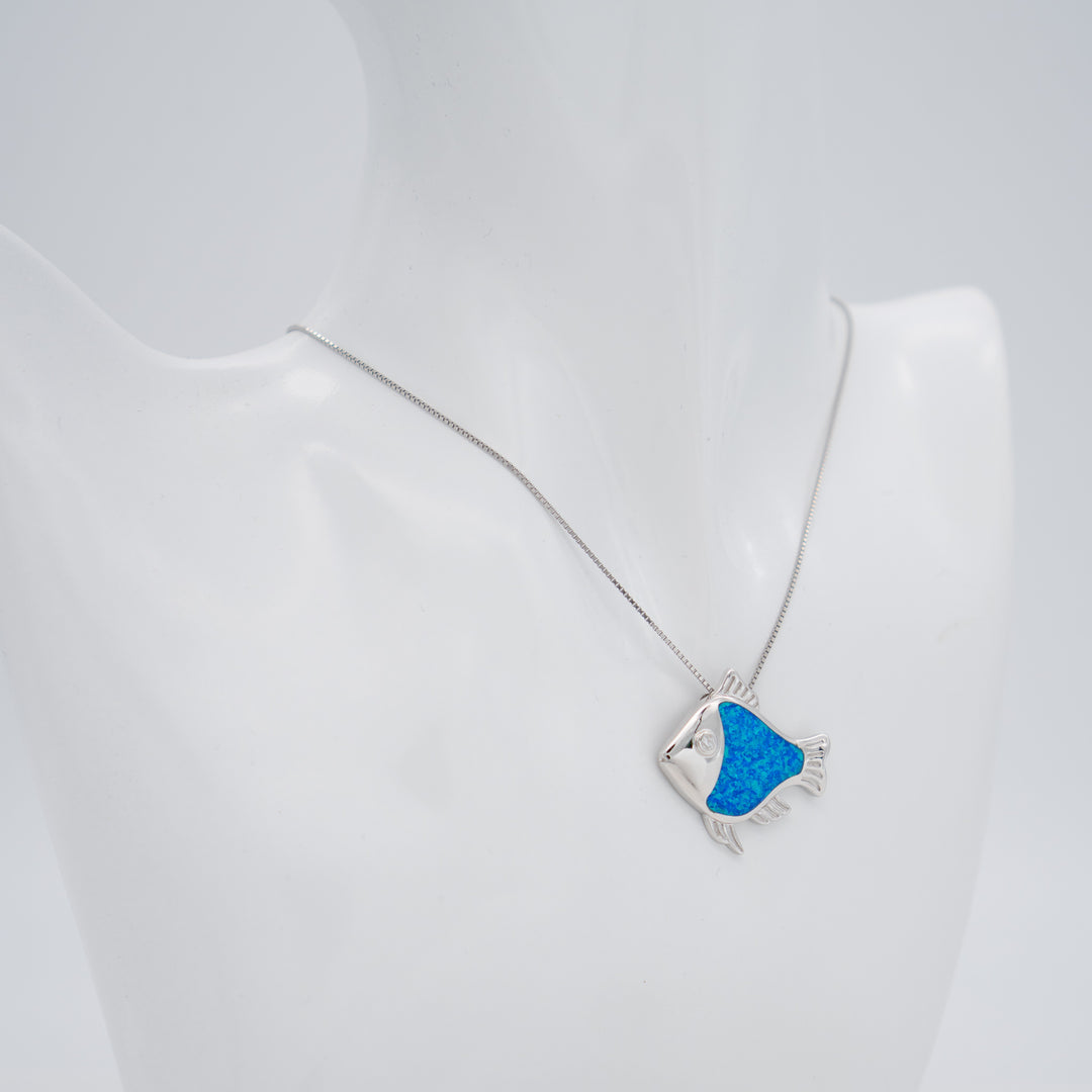 Großer Fisch Anhänger (Opal)