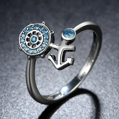 Anker & Steuerrad Ring