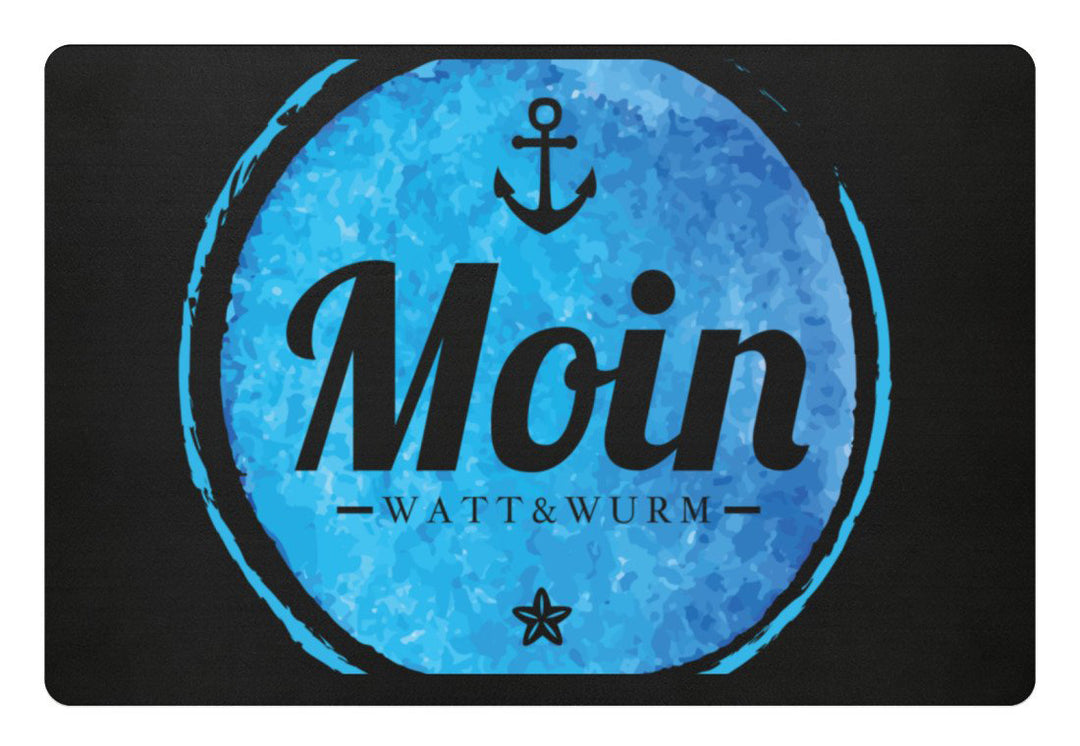 Moin Aquarell - Fußmatte