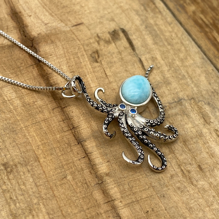 Kraken Anhänger (Larimar)