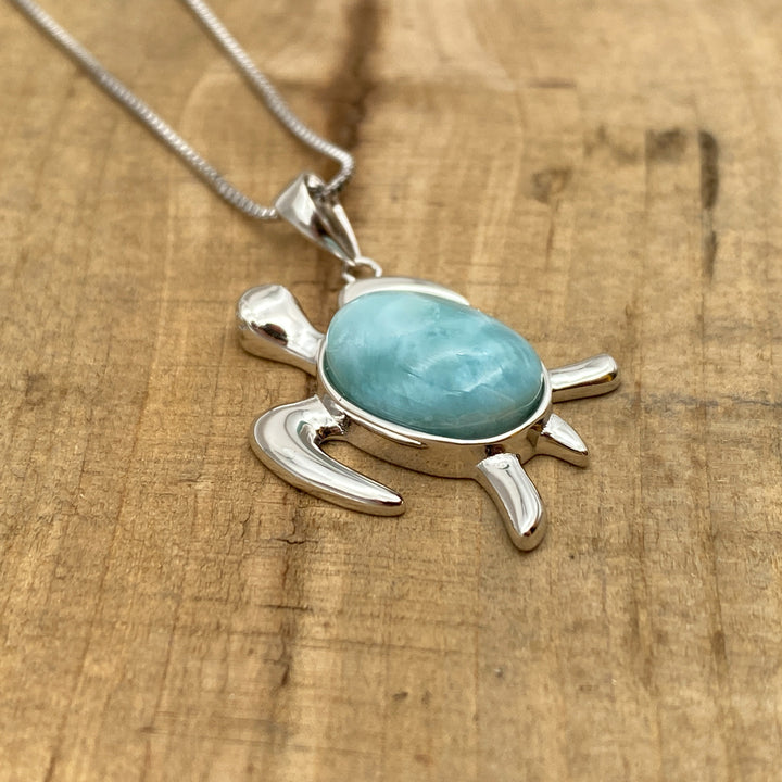Schildkröten Anhänger (Larimar)