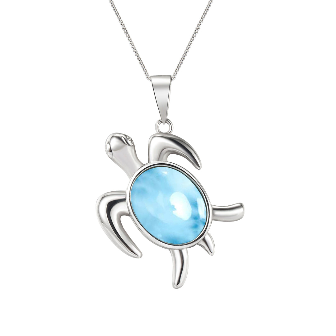 Schildkröten Anhänger (Larimar)