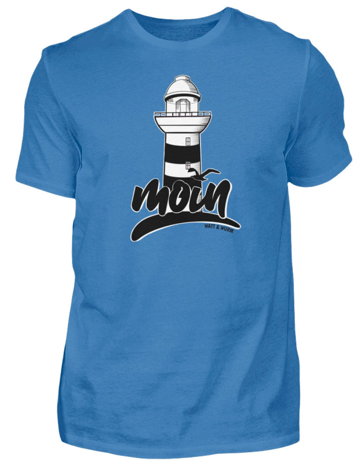 Moin Leuchtturm  - T-Shirt für Herren