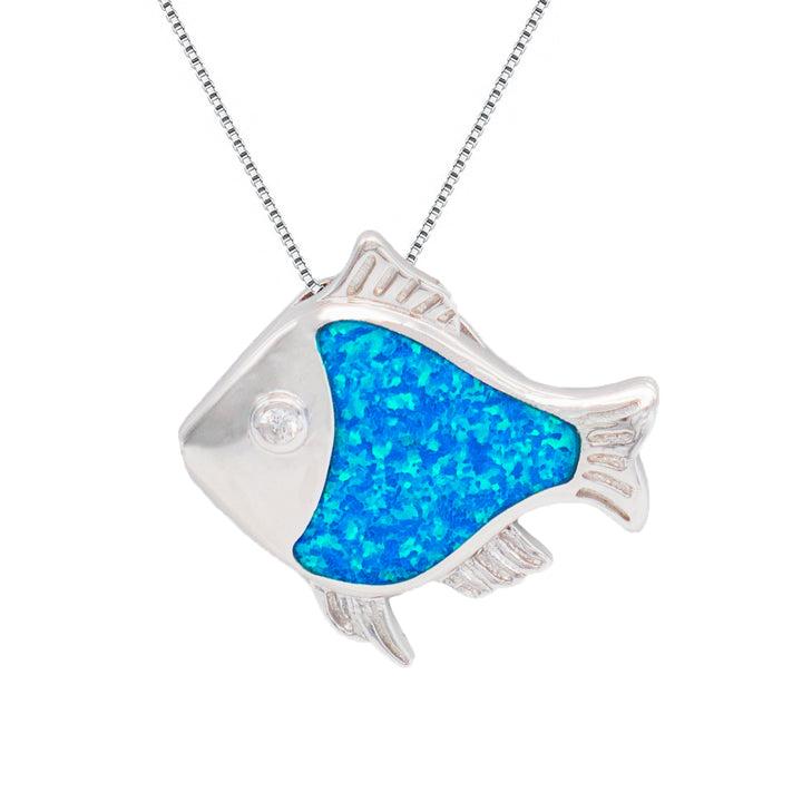 Großer Fisch Anhänger (Opal)