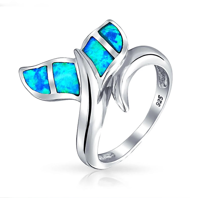 Walflossen Ring (Opal)
