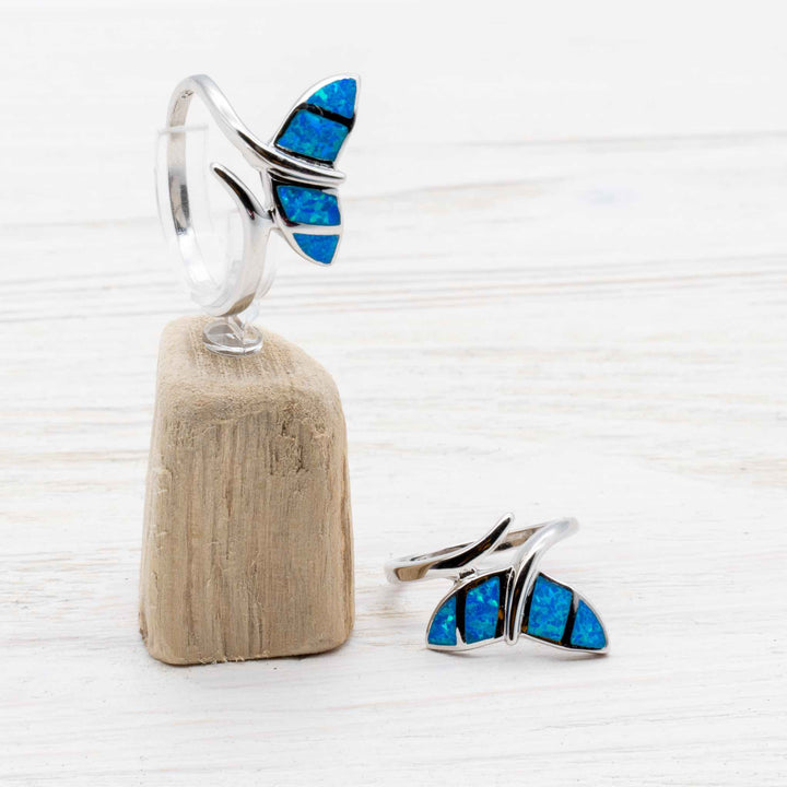 Walflossen Ring (Opal)