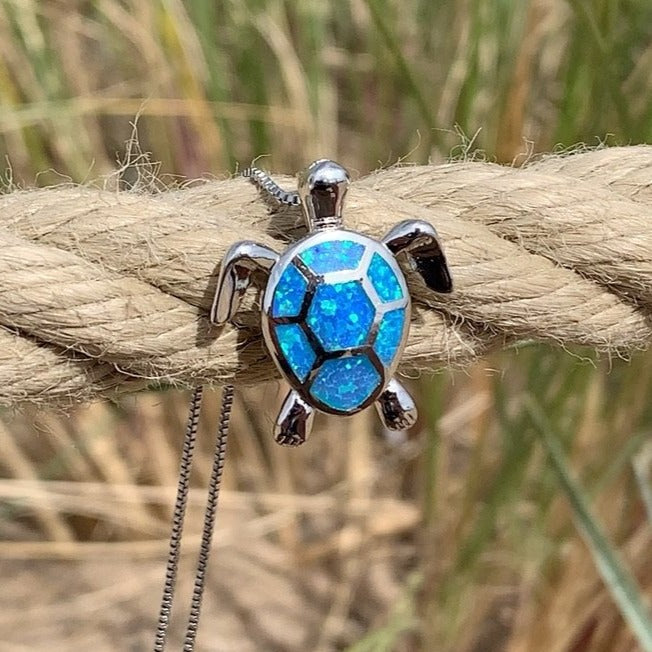 Schildkröten Anhänger (Opal)