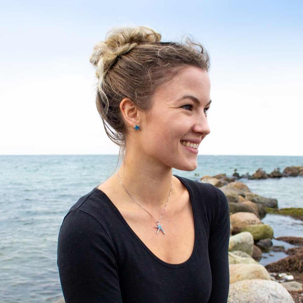 Seestern Anhänger (Opal)