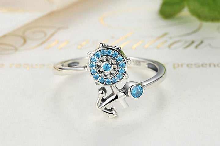 Anker & Steuerrad Ring