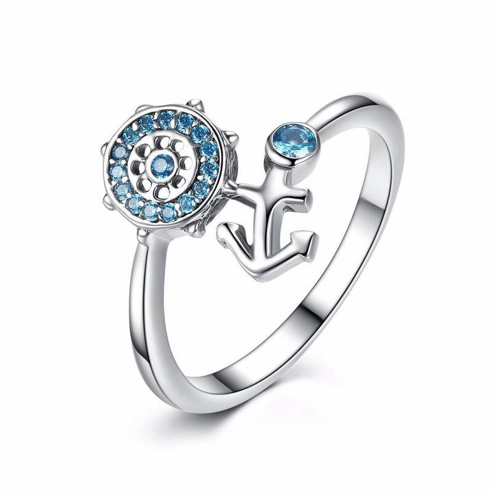 Anker & Steuerrad Ring