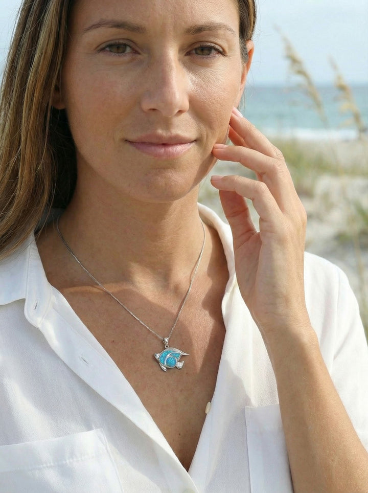 Fisch Anhänger (Opal)