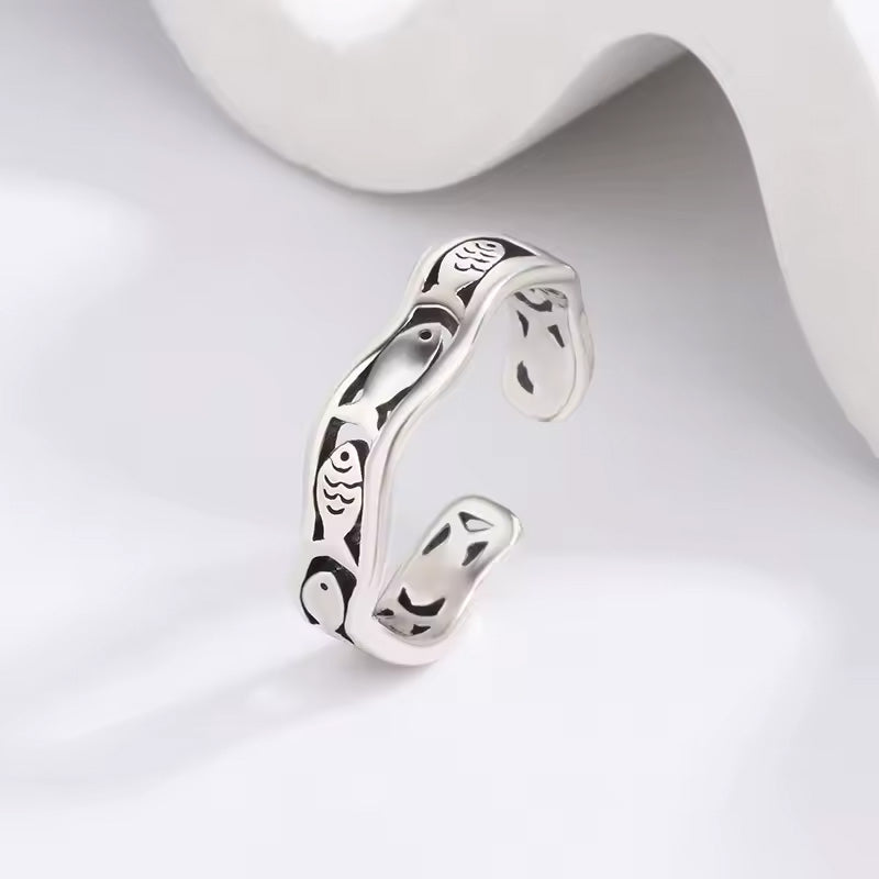 Fisch Ring (breit)