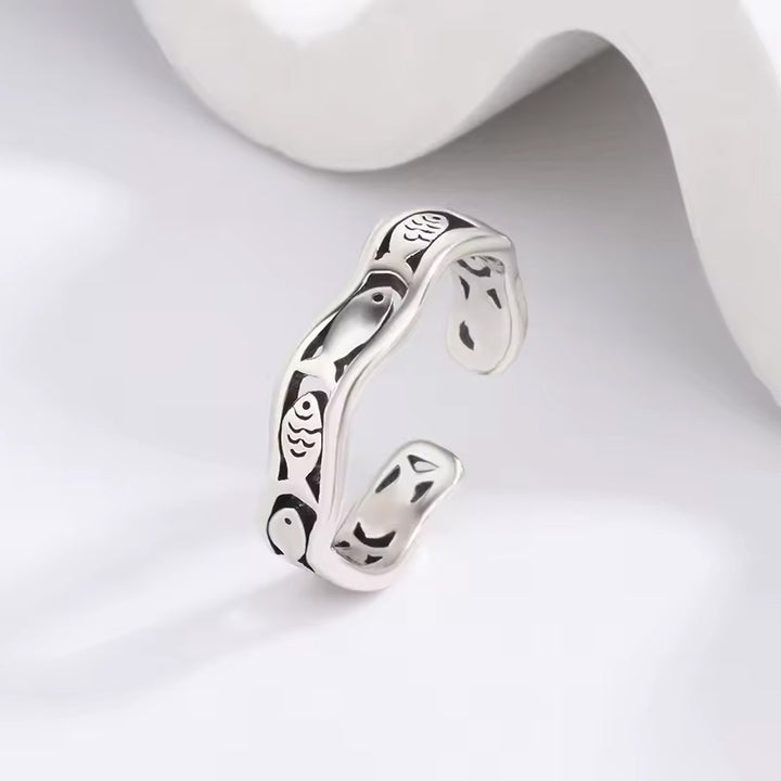 Fisch Ring (breit)