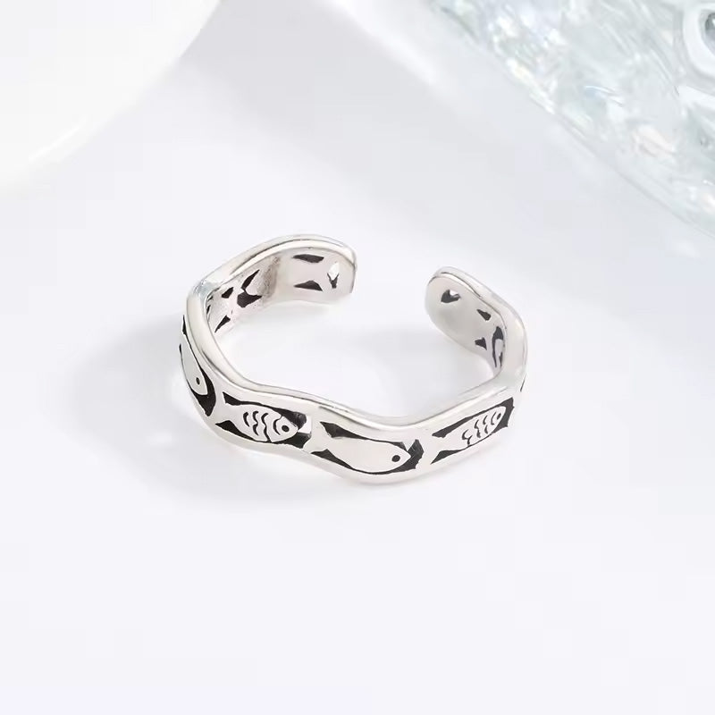 Fisch Ring (breit)