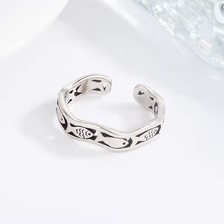 Fisch Ring (breit)