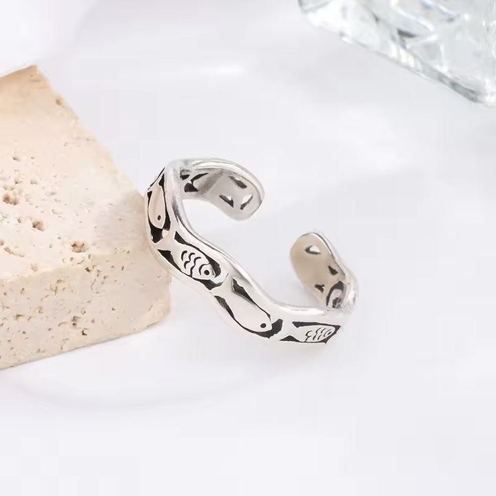 Fisch Ring (breit)