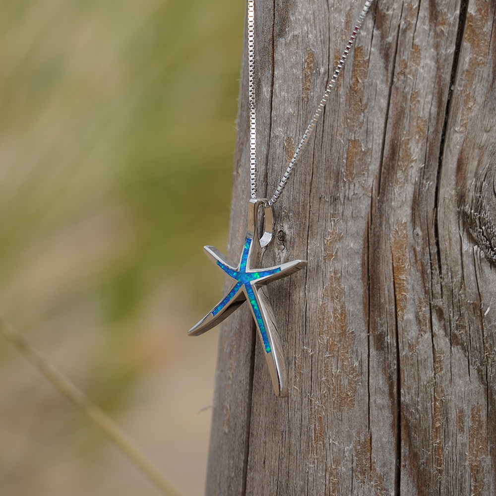 Seestern Anhänger (Opal)