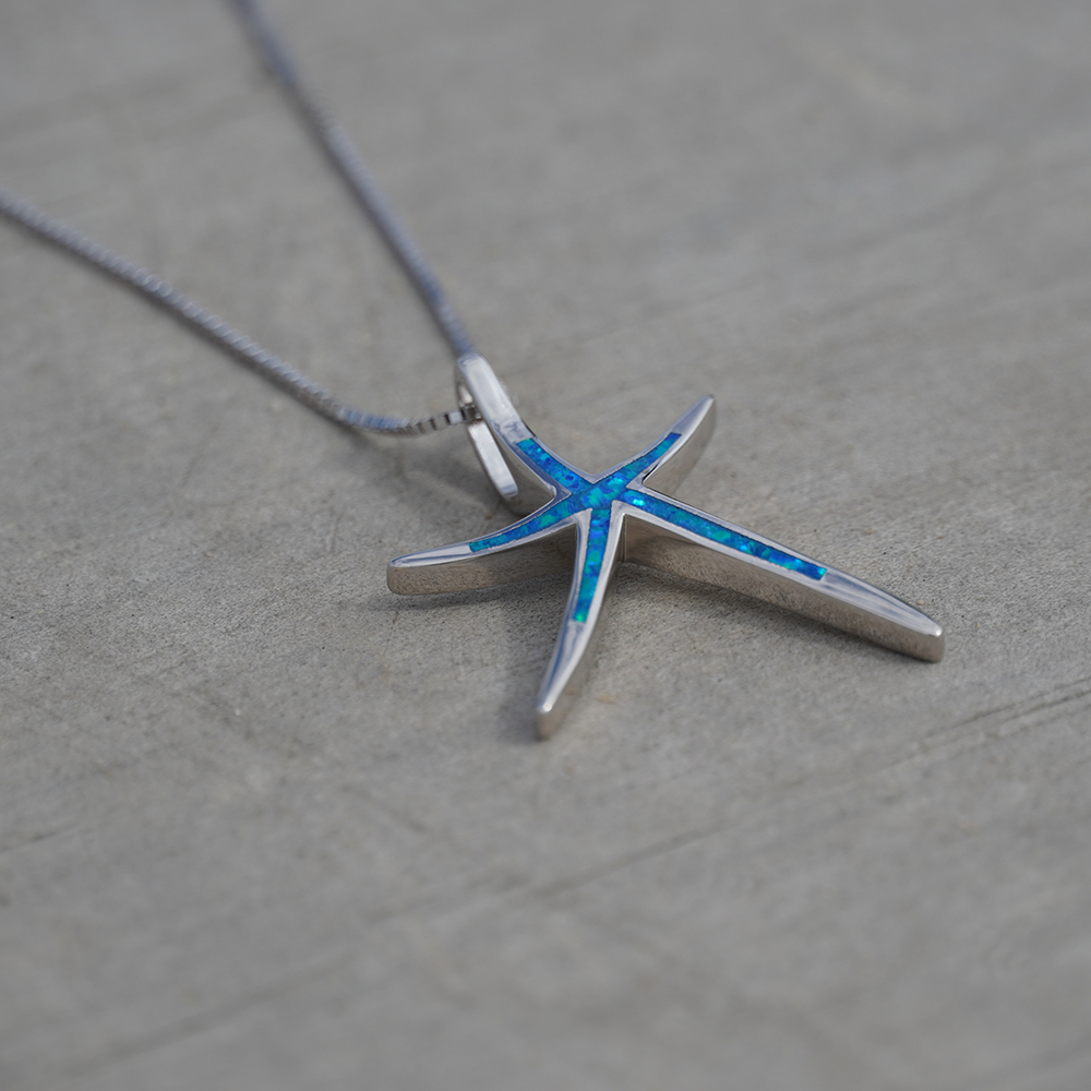 Seestern Anhänger (Opal)