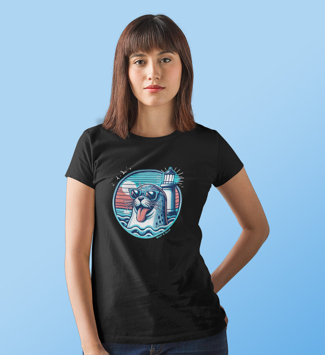 Freche Robbe - Organic T-Shirt für Damen