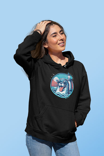 Freche Robbe  - Unisex Bio Hoodie