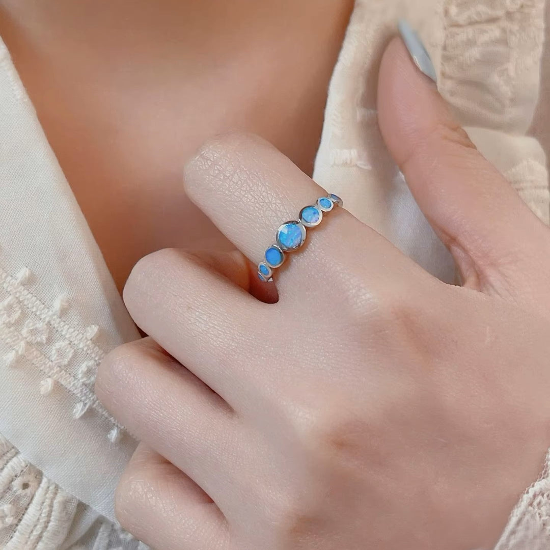 Tropfen Ring (Opal)