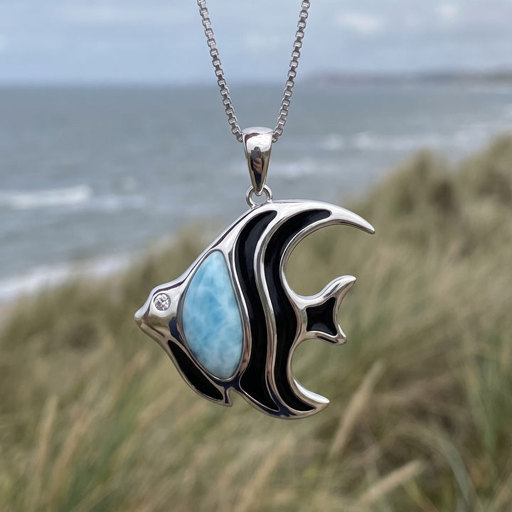 Fisch Anhänger (Larimar)