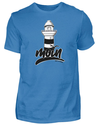 Moin Leuchtturm  - T-Shirt für Herren